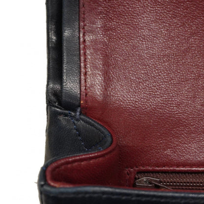 Chanel Matelasse Shoulder Bag In Navy Lambskin