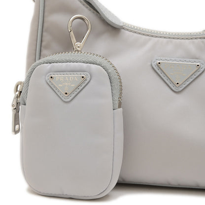 Prada Re-Edition Shoulder Bag Nylon Grey