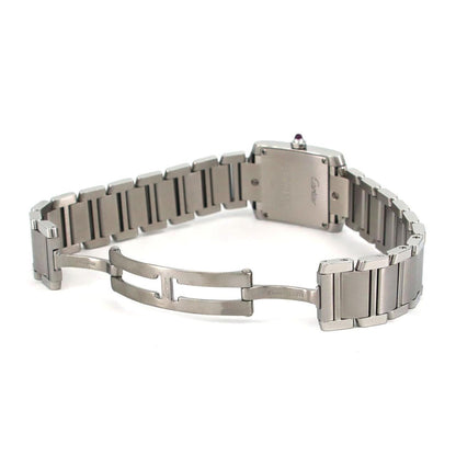 Cartier Tank Franaise Sm W51028Q3 Stainless Steel Quartz Watch