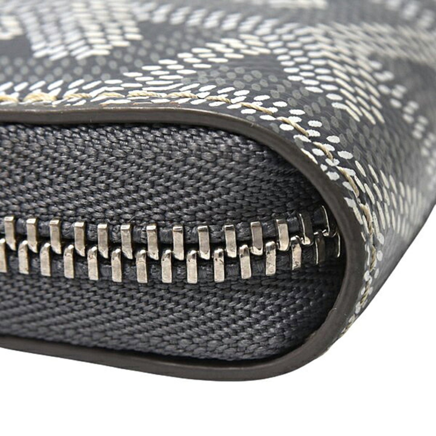 Goyard Matignon Pm Coin Case In Gray Pvc Leather