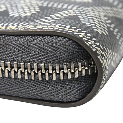 Goyard Matignon Pm Coin Case In Gray Pvc Leather
