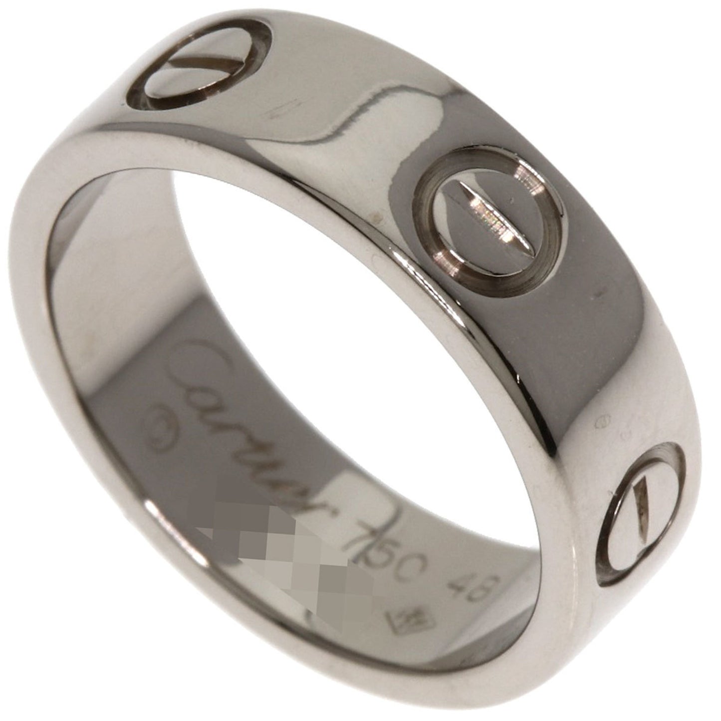 Cartier Love Ring #48 18K White Gold