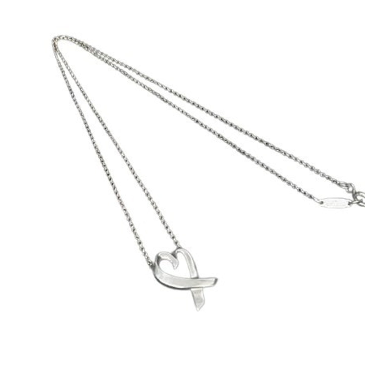 Tiffany & Co. Paloma Picasso Loving Heart Necklace - Silver Sv925