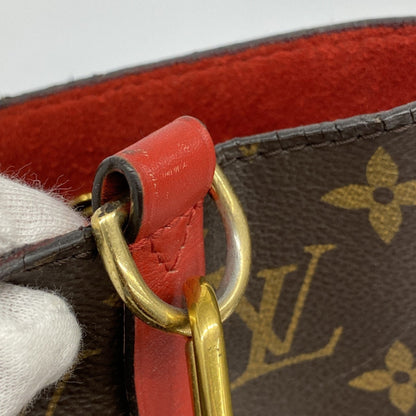 Louis Vuitton Monogram Neonoe Shoulder Bag M44021 Brown Coquelicot