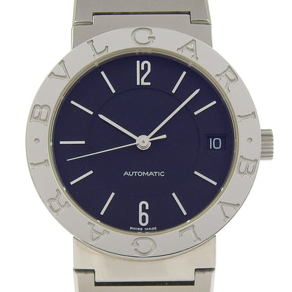 Bvlgari Wristwatch Date Bb33Ss Stainless Steel Automatic Black Dial Bvlgari Boys