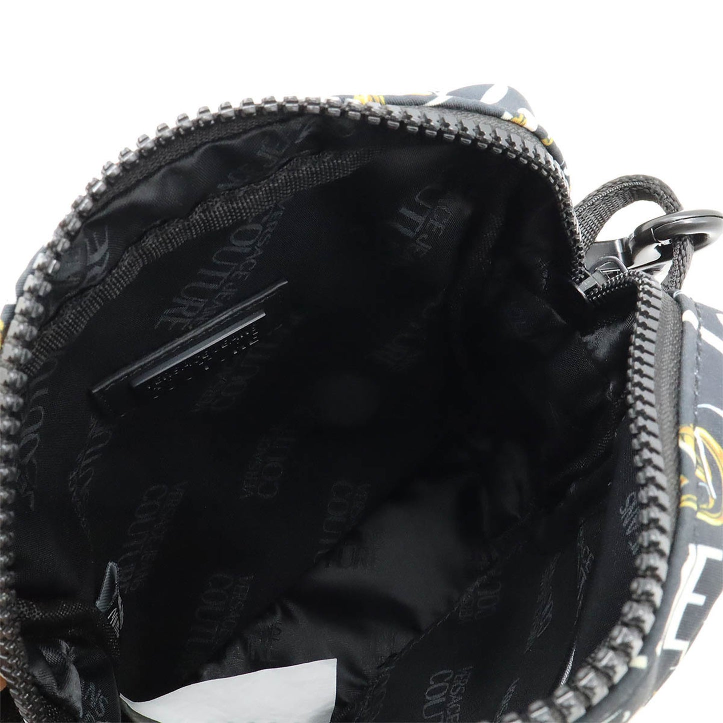 Versace Jeans Couture Versace Jeans Couture Shoulder Bag Pochette Nylon Black Yellow 73Ybf5