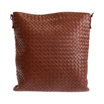Bottegaveneta Bottega Veneta Intrecciato Brown Gunmetal Hardware Leather B03597793V Shoulder Bag