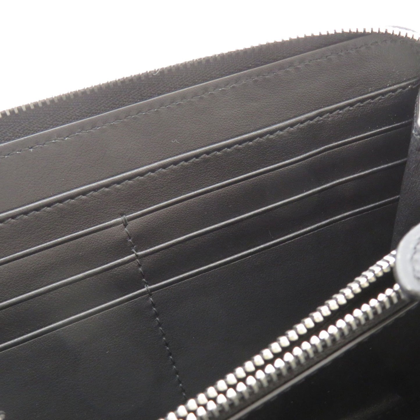 Burberry Motif Long Wallet Leather
