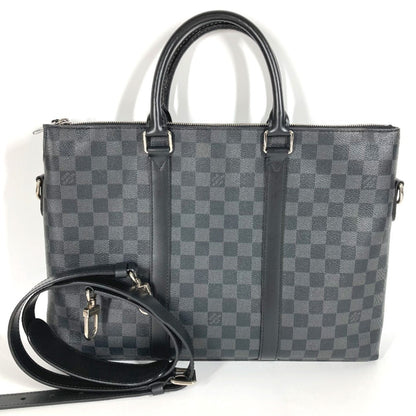 Louis Vuitton N40024 Damier Graphite Anton Briefcase