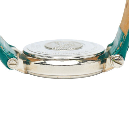 Burberry Check Leather (Non-Original) Quartz Watch With White Dial