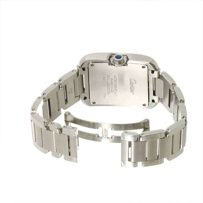 Cartier Tank Anglaise Mm W5310044 Boys' Silver Quartz Watch