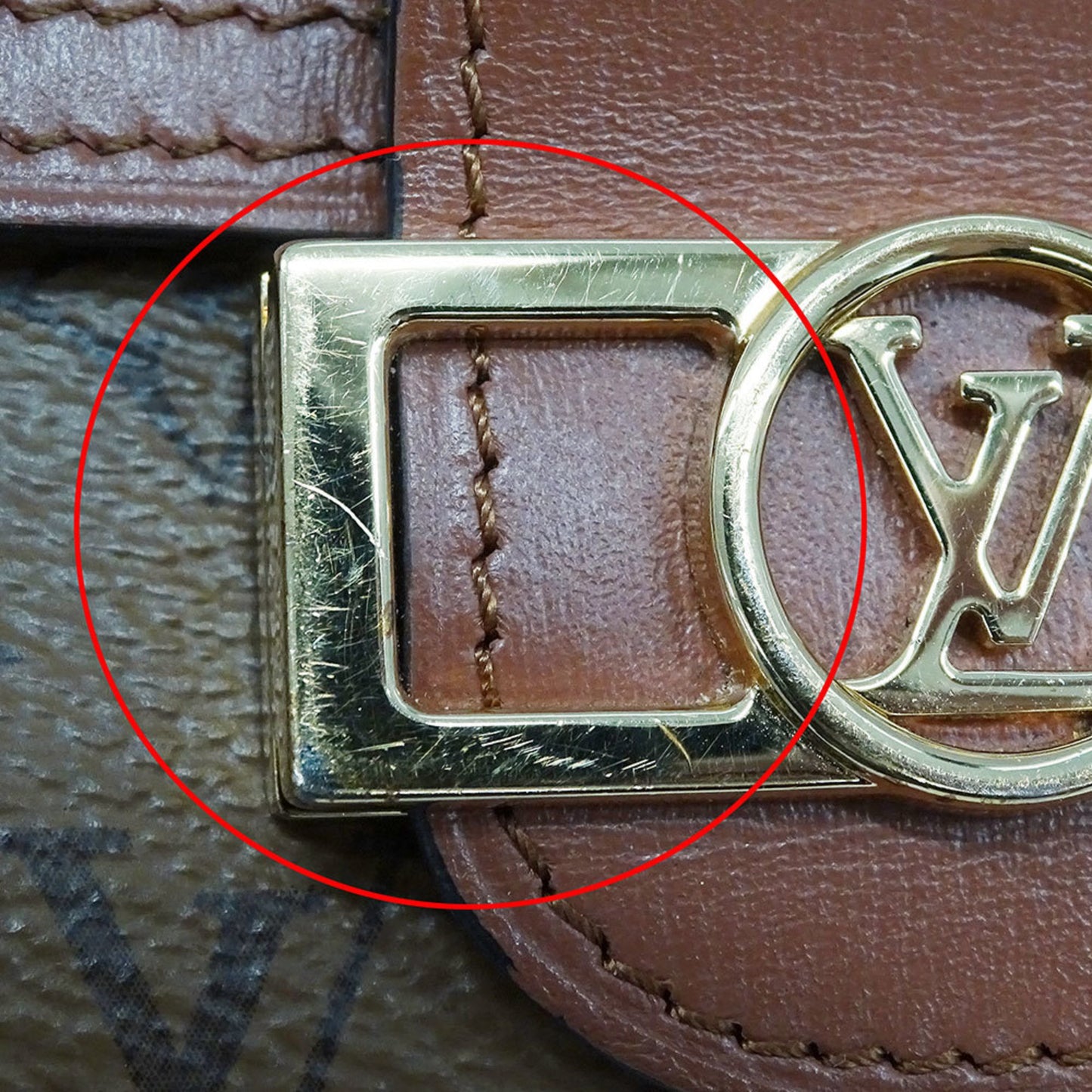 Louis Vuitton Women'S Monogram Reverse Canvas Multicle 6 Key Case