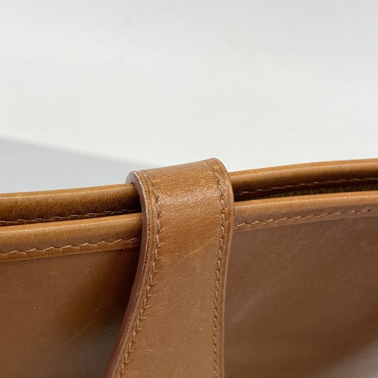 Hermes Herms Evelyn 1 Shoulder Bag In Box Calf Noisette