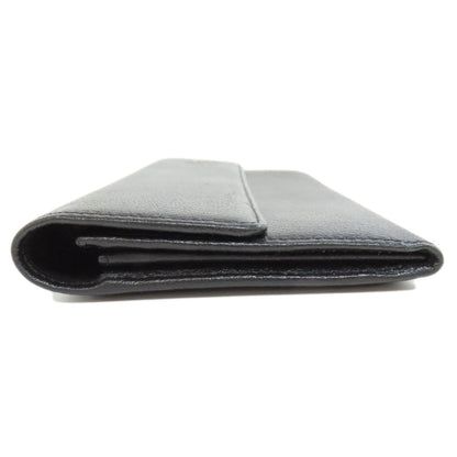 Chanel Camellia Coco Mark Long Wallet Calfskin