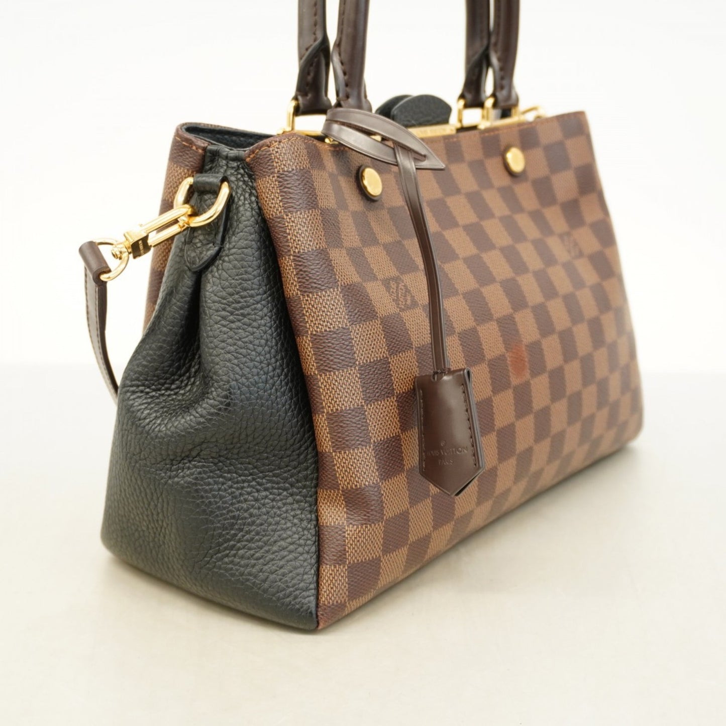 Louis Vuitton Damier Brittany Handbag N41673 Ebene Noir 2-Way Bag