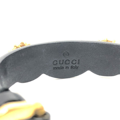 Gucci Tiger Head Leather Bracelet