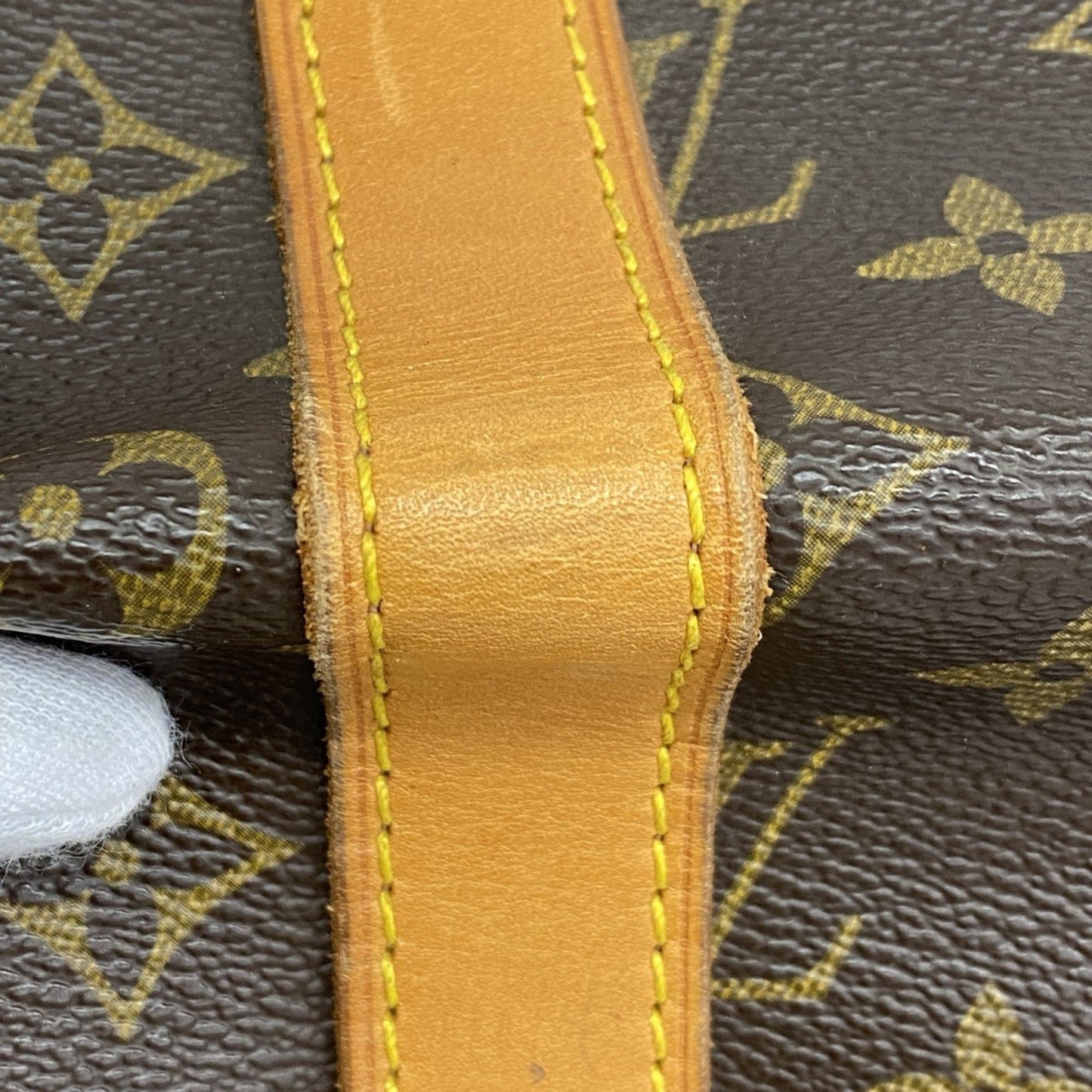 Louis Vuitton Monogram Keepall 55 Boston Bag M41424 Brown