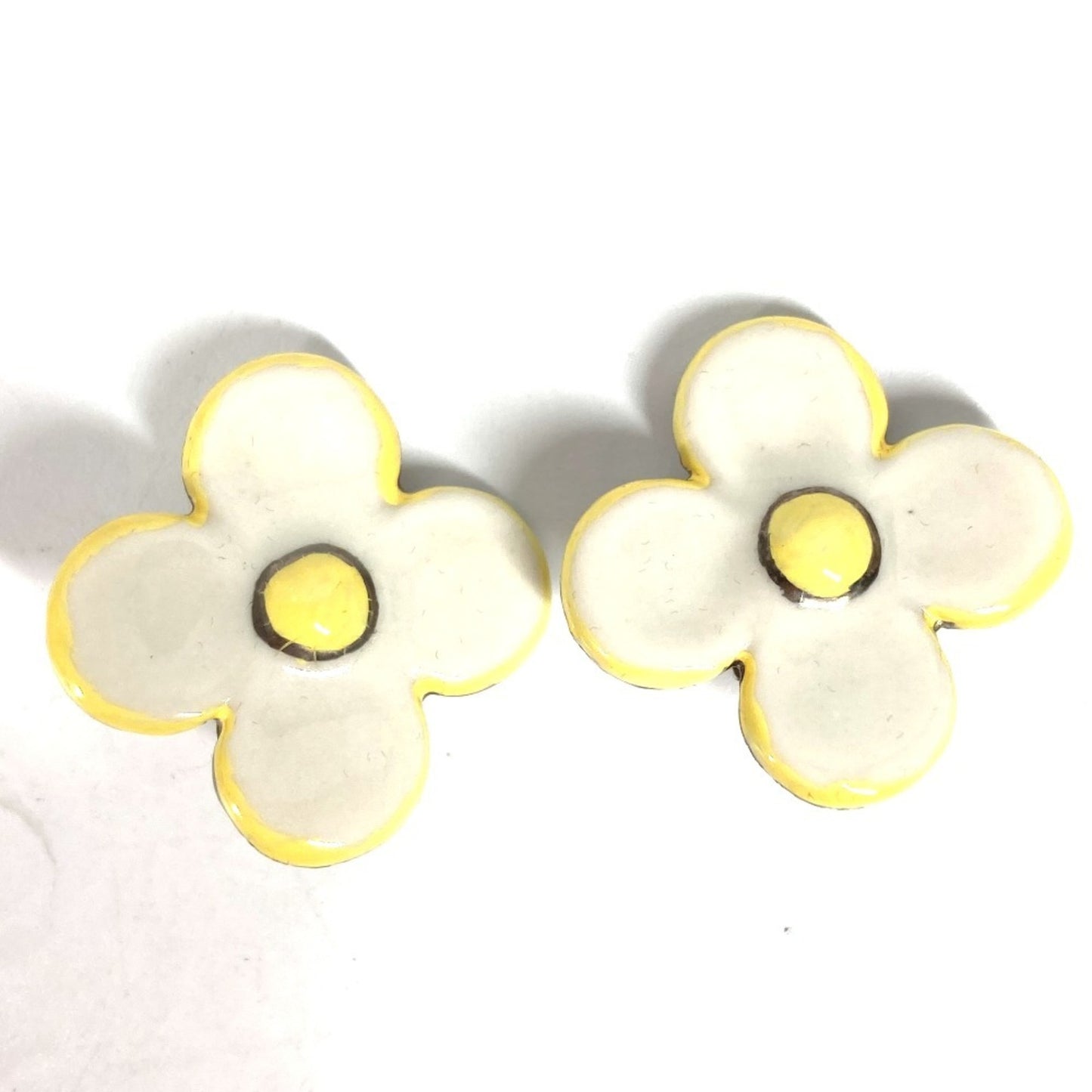 Louis Vuitton Louis Vuitton Flower Earrings Ceramic