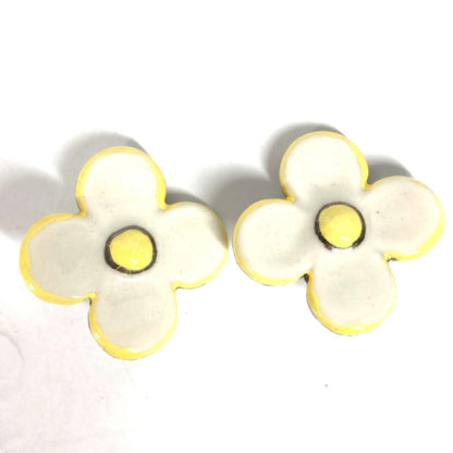Louis Vuitton Louis Vuitton Flower Earrings Ceramic