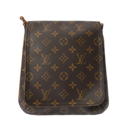 Louis Vuitton Monogram Musette Salsa Short Brown M51258 Women'S Canvas Shoulder Bag