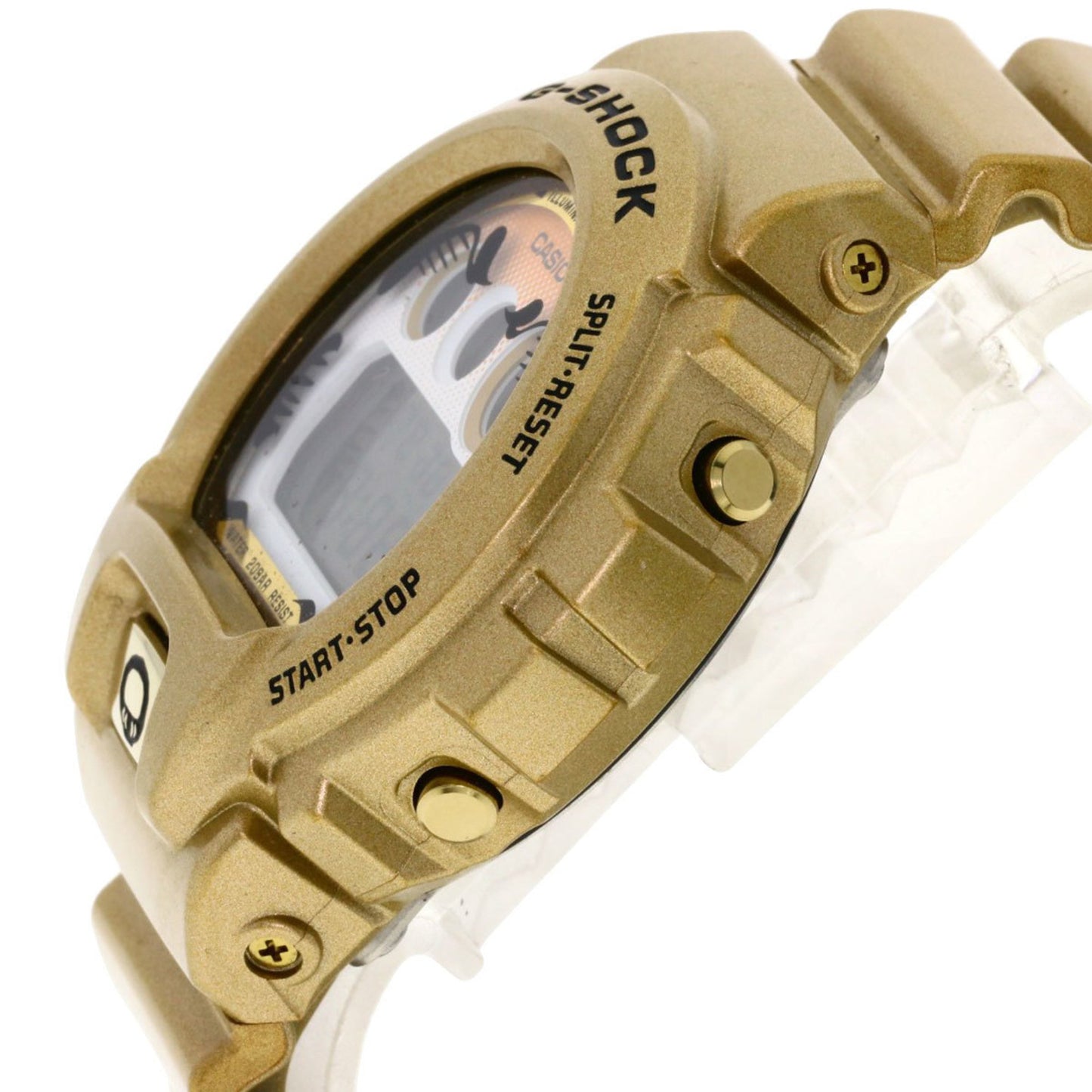 Casio Dw-6900Gda G-Shock Daruma Motif Gold Resin Watch
