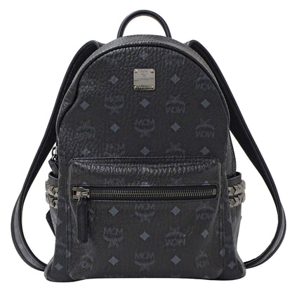 Mcm Women'S Visetos Side Stud Backpack In Coated Canvas