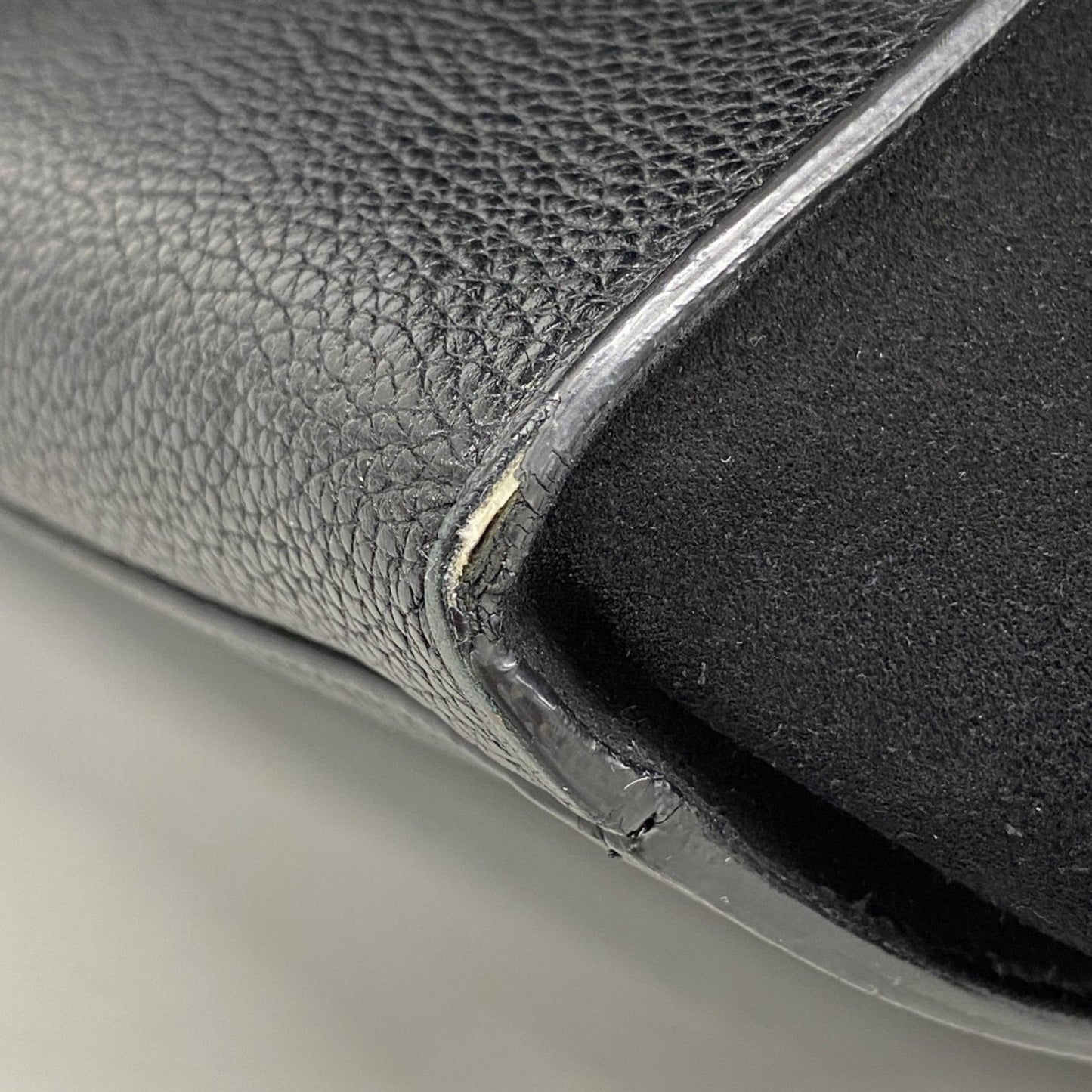 Celine Trapeze Handbag In Suede And Leather