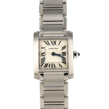 Cartier Tank Francaise Sm W51008Q3 Ss Wristwatch Quartz