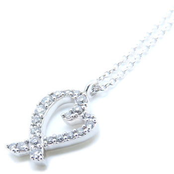 Tiffany&Co. Tiffany Loving Heart Necklace Diamond Paloma Picasso K18Wg White Gold 293601