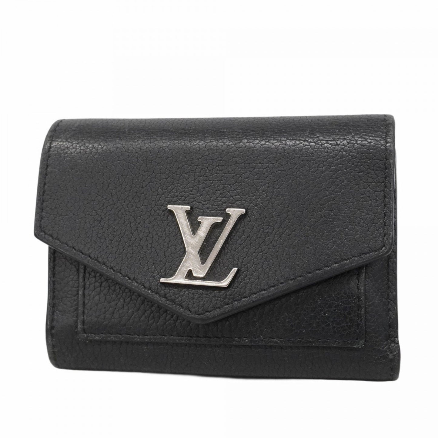 Louis Vuitton Tri-Fold Wallet Portefeuille My Lock Me Compact M62947 Noir