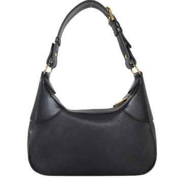 Gucci Shoulder Bag Gg Marmont Leather Black Gold