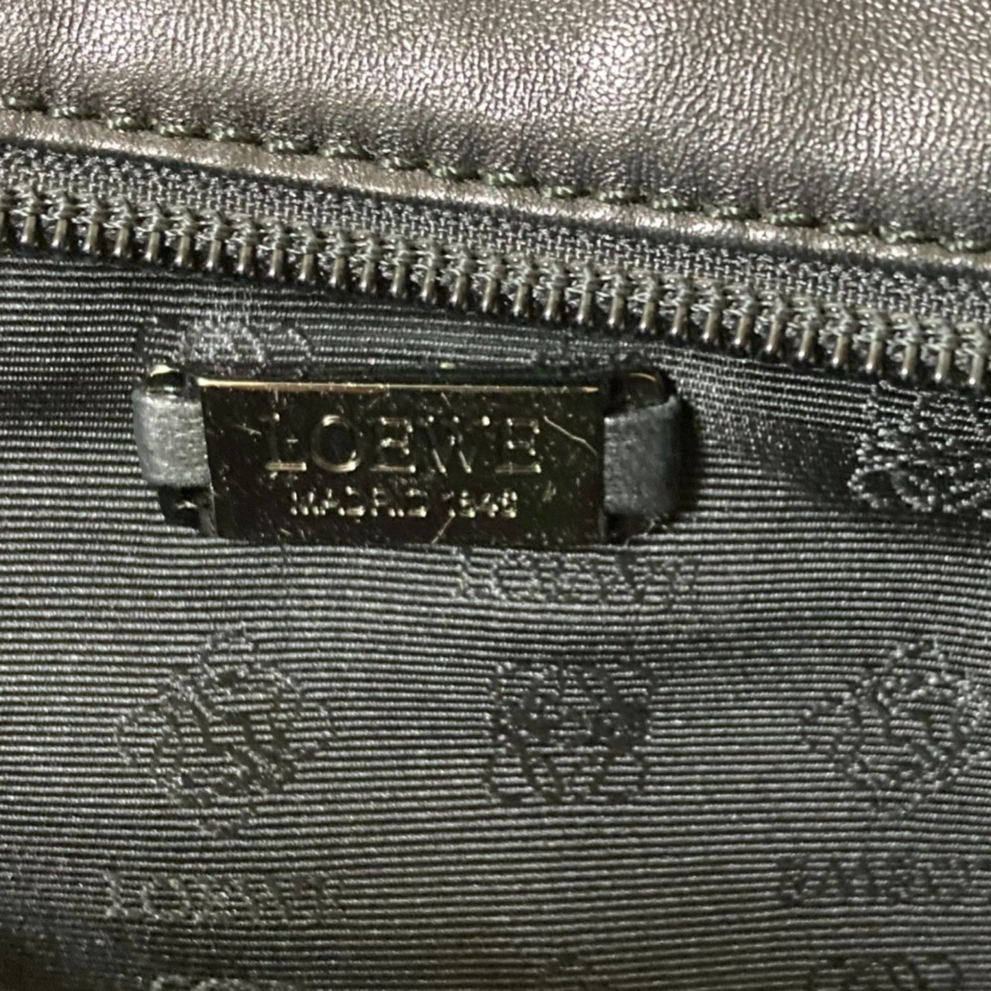 Loewe Nappa Leather Handbag In Black