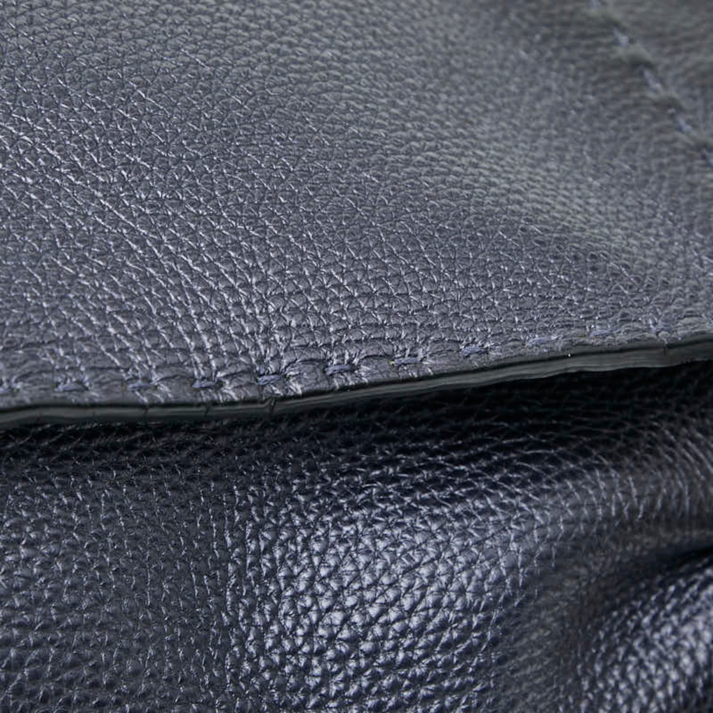 Fendi Selleria Peekaboo Fit Bugseye Monster Business Bag Shoulder 2-Way Navy Leather