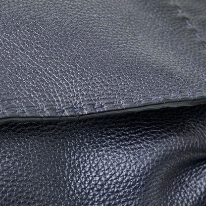 Fendi Selleria Peekaboo Fit Bugseye Monster Business Bag Shoulder 2-Way Navy Leather