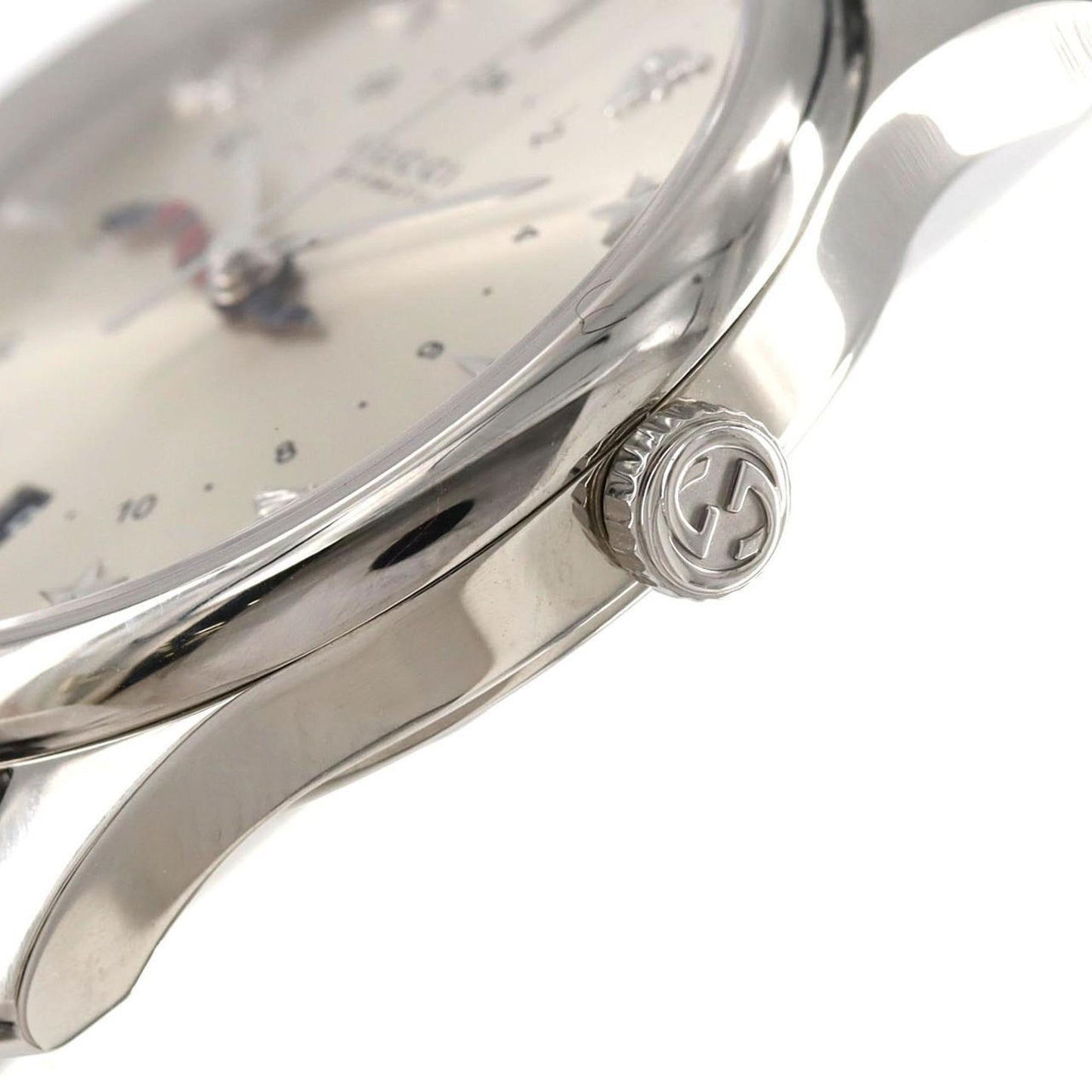 Gucci G-Timeless Gmt 126.3 Ya126332 Stainless Steel Automatic Watch