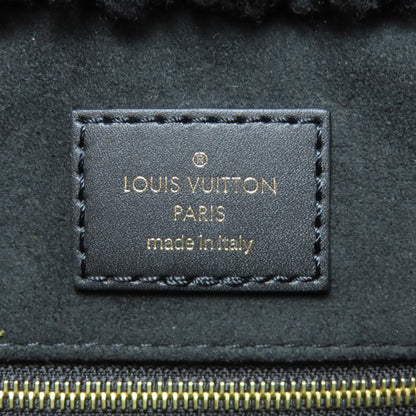Louis Vuitton M55421 Monogram Teddy On The Go Gm Tote Bag In Shearling
