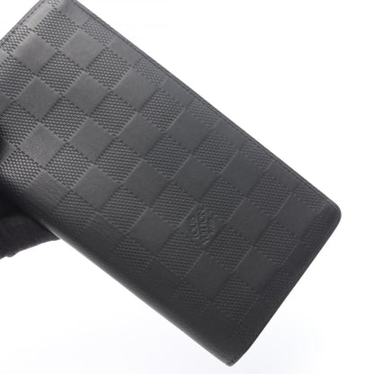Louis Vuitton Louis Vuitton Portefeuille Brazza Bi-Fold Long Wallet Leather Damier Infini