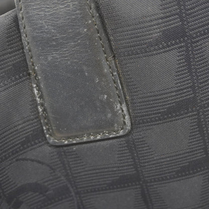 Chanel New Travel Nylon Tote Bag In Black Champagne