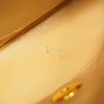 Chanel Diana Matelasse Chain Shoulder Bag In Beige Lambskin