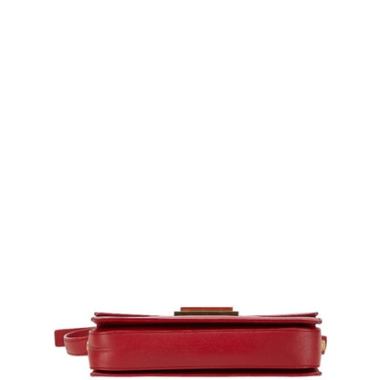 Saint Laurent Crossbody Shoulder Bag 318025 Red Leather