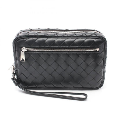 Bottega Veneta Intrecciato Small Wristlet Pouch Second Bag Clutch Leather
