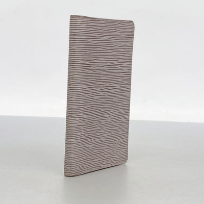 Louis Vuitton Epi Long Wallet Porte Carte Credit M6321B Lila