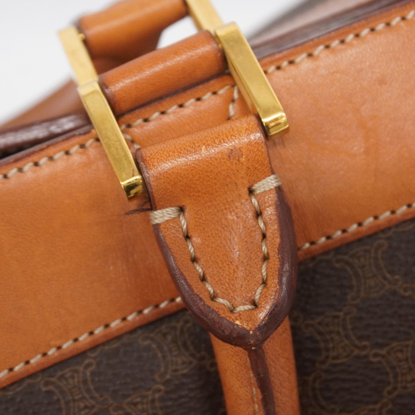 Celine Boston Bag Macadam Brown