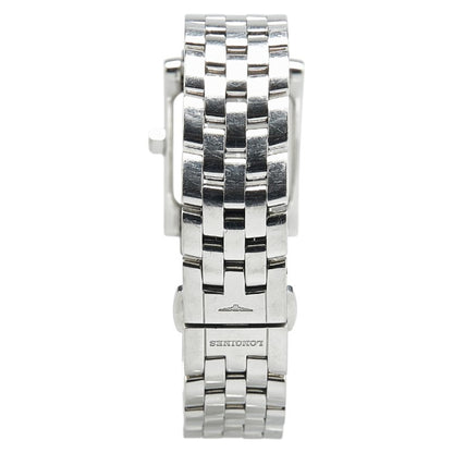 Longines Dolcevita Diamond Bezel Watch L5.155.0 Quartz White Dial Stainless Steel