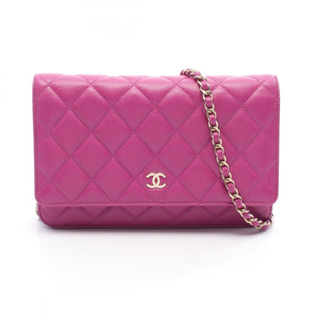 Calfskin Chanel Shoulder Bag Grained