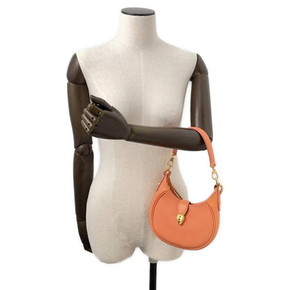 Bvlgari Serpenti Ellipse Handbag In Calfskin Leather