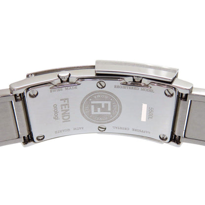 Fendi Secret 2 Time Zone 5500L Stainless Steel Gold Quartz Watch 1915 Fendi