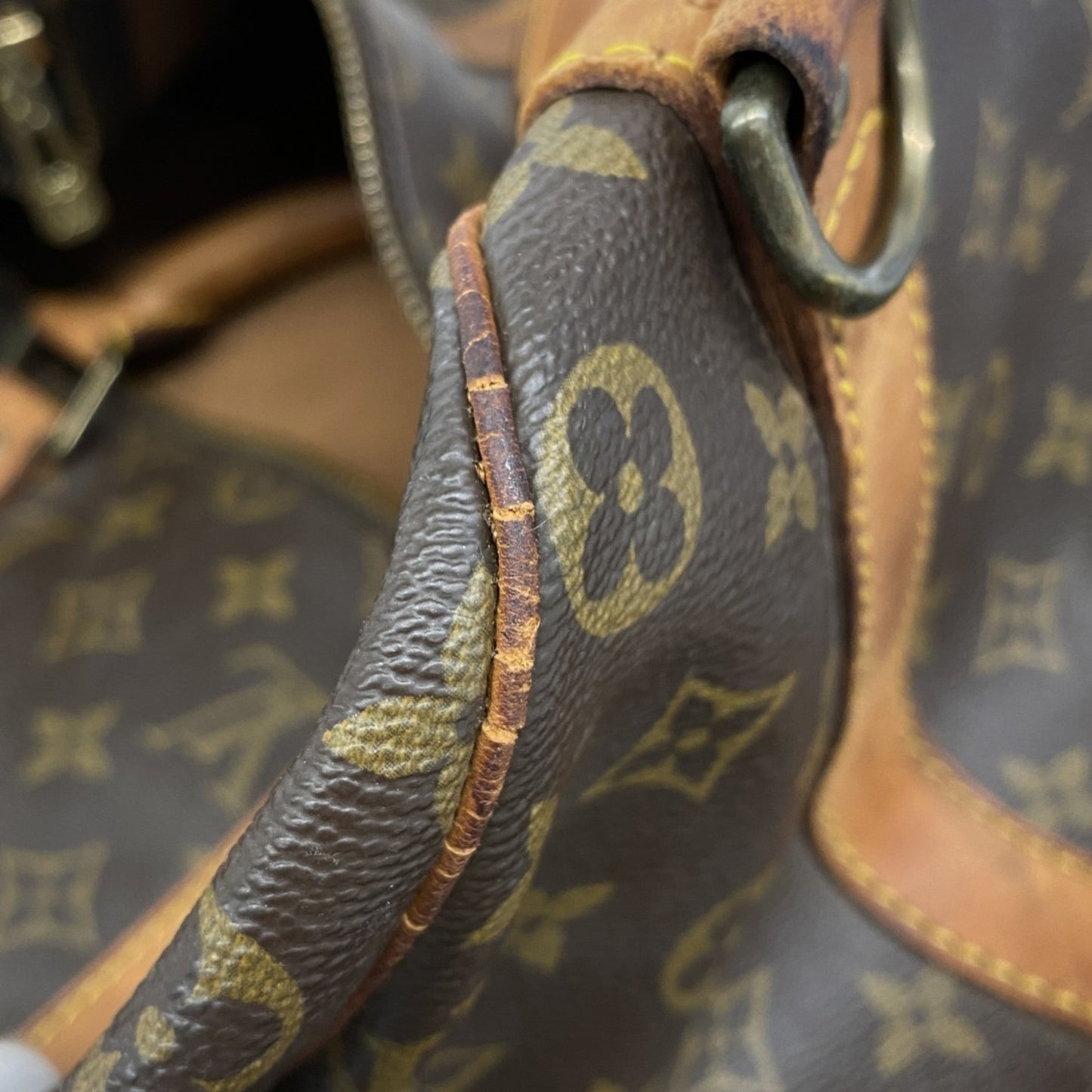 Louis Vuitton Monogram Keepall Bandouliere 50 Boston Bag M41416 Brown