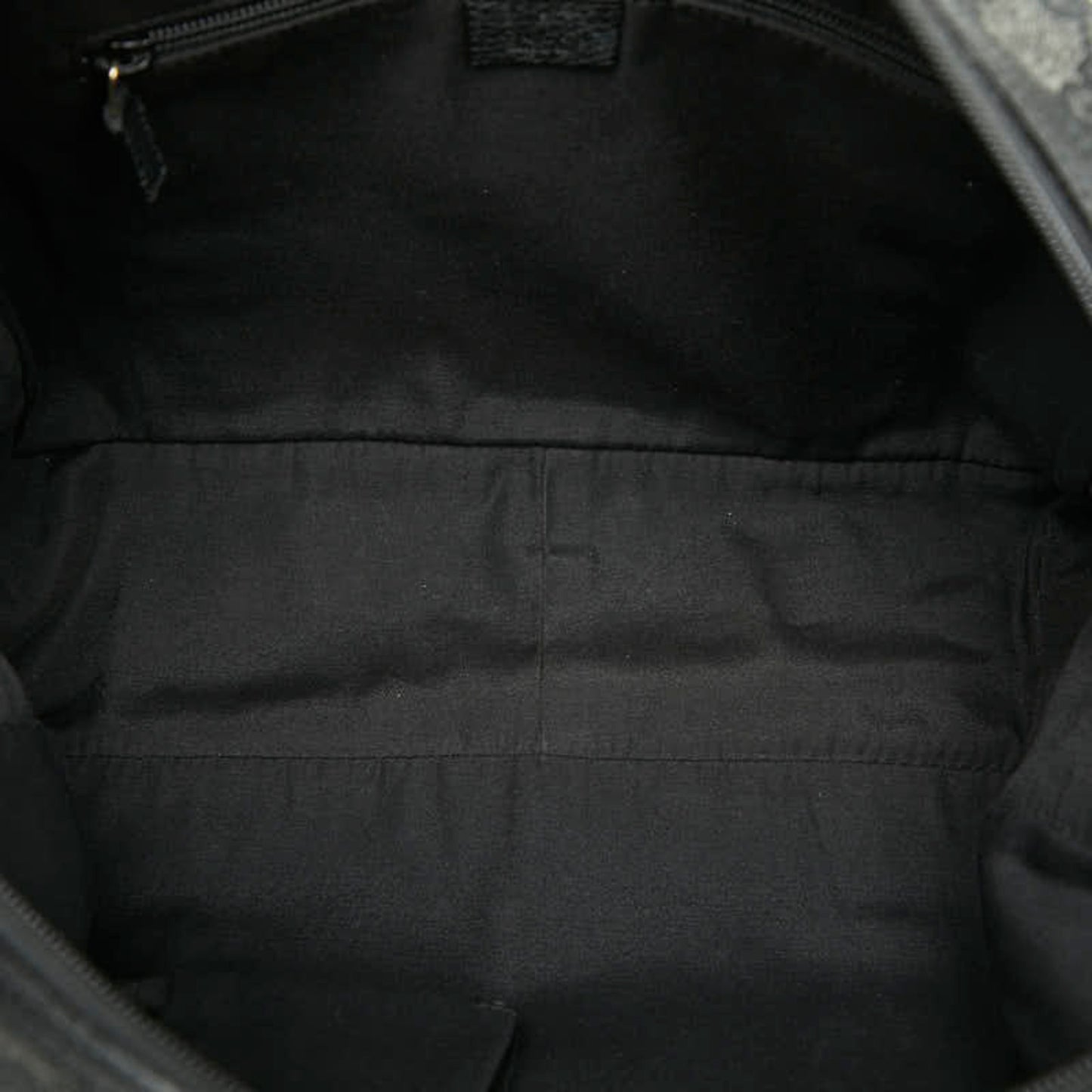 Gucci Gg Canvas Business Bag Handbag 282529 Gray Black Leather