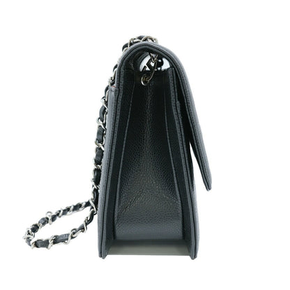 Chanel Caviar Skin 2.55 Shoulder Chain Black Seal Included 6935244